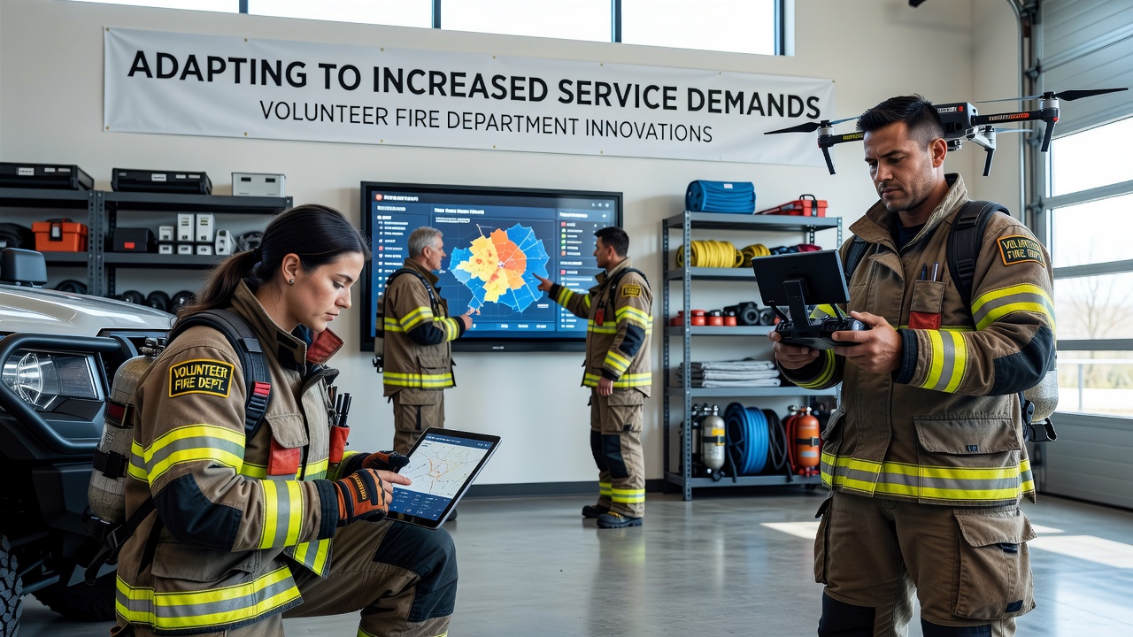 Volunteer Fire Departments Shift Strategies to Handle Growing Emergency Loads